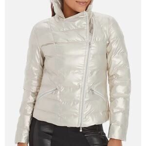 Anatomie Judi Champagne Puffer Coat Jacket Sz Small